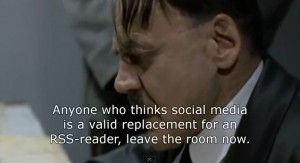 Hitler and Google reader