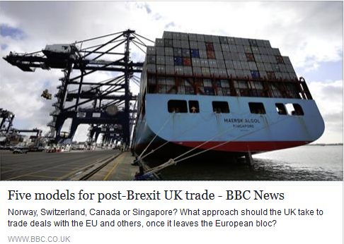 Brexit trade models